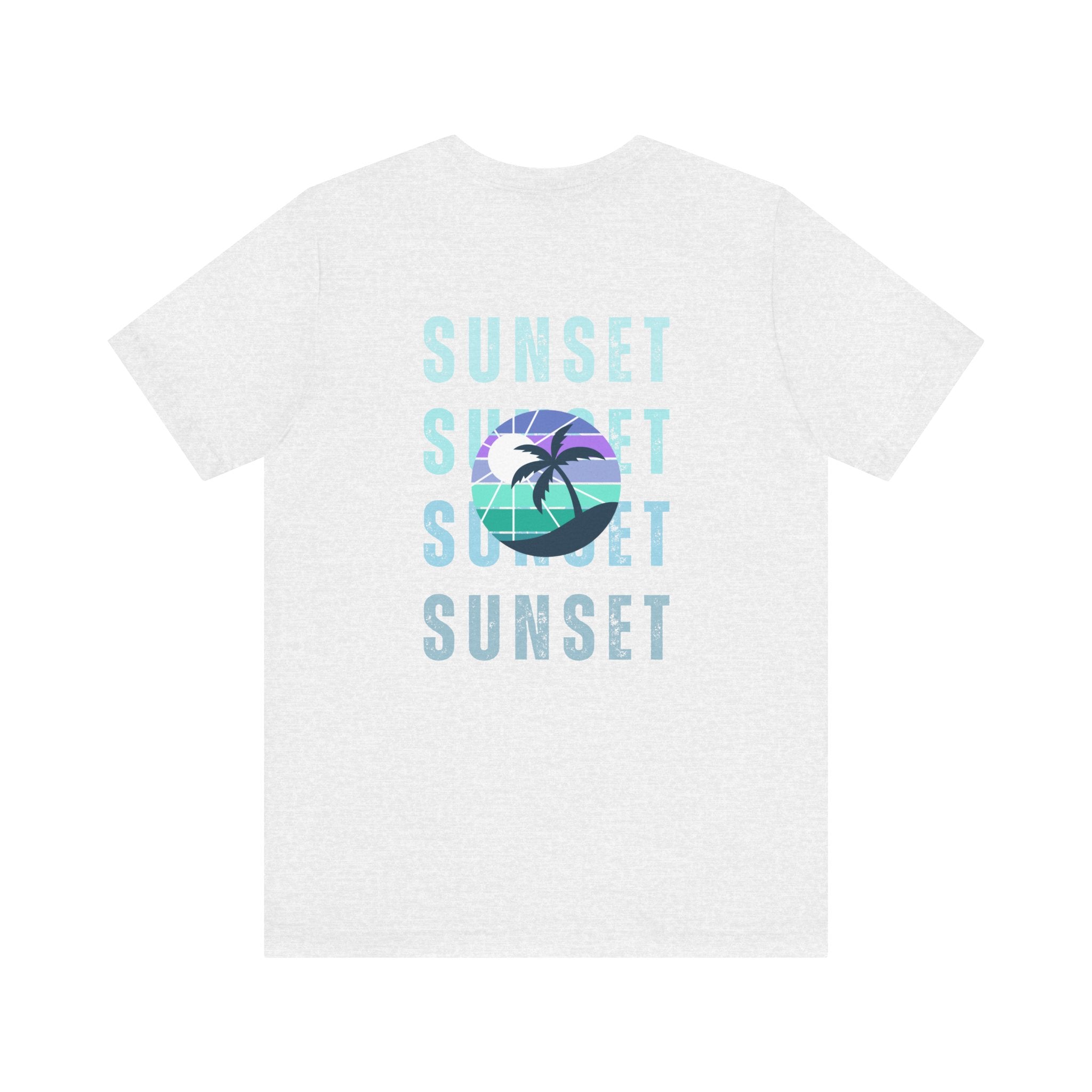 Beachin' Sunset Unisex Jersey Short Sleeve Tee