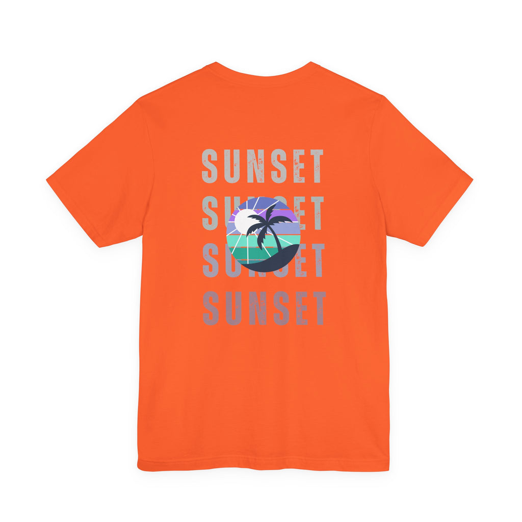 Beachin' Sunset Unisex Jersey Short Sleeve Tee