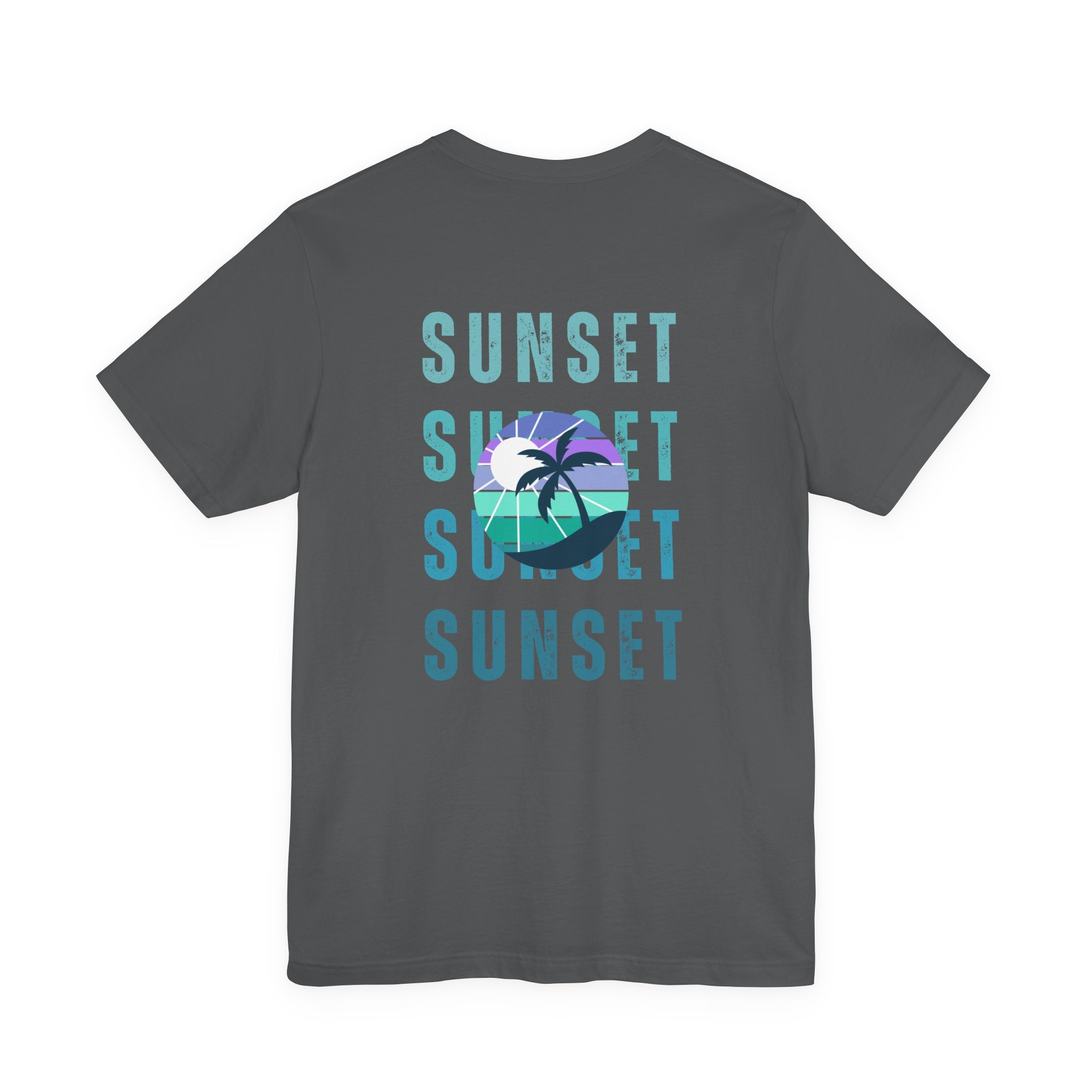 Beachin' Sunset Unisex Jersey Short Sleeve Tee