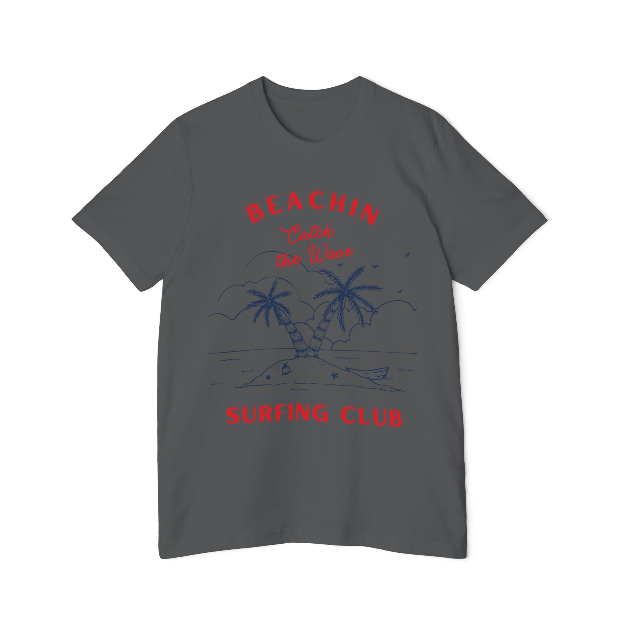Surfing Club USA-Made Unisex Short-Sleeve Jersey T-Shirt