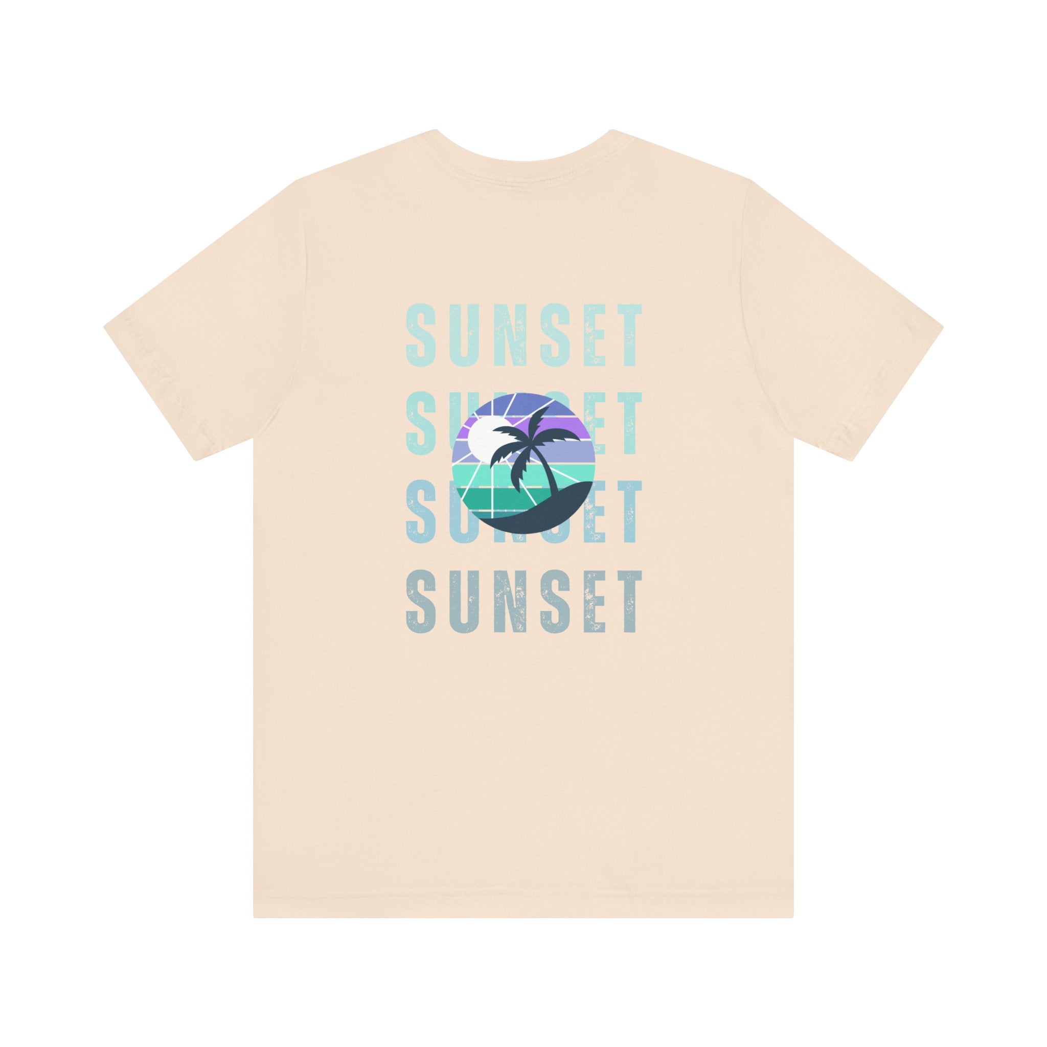 Beachin' Sunset Unisex Jersey Short Sleeve Tee