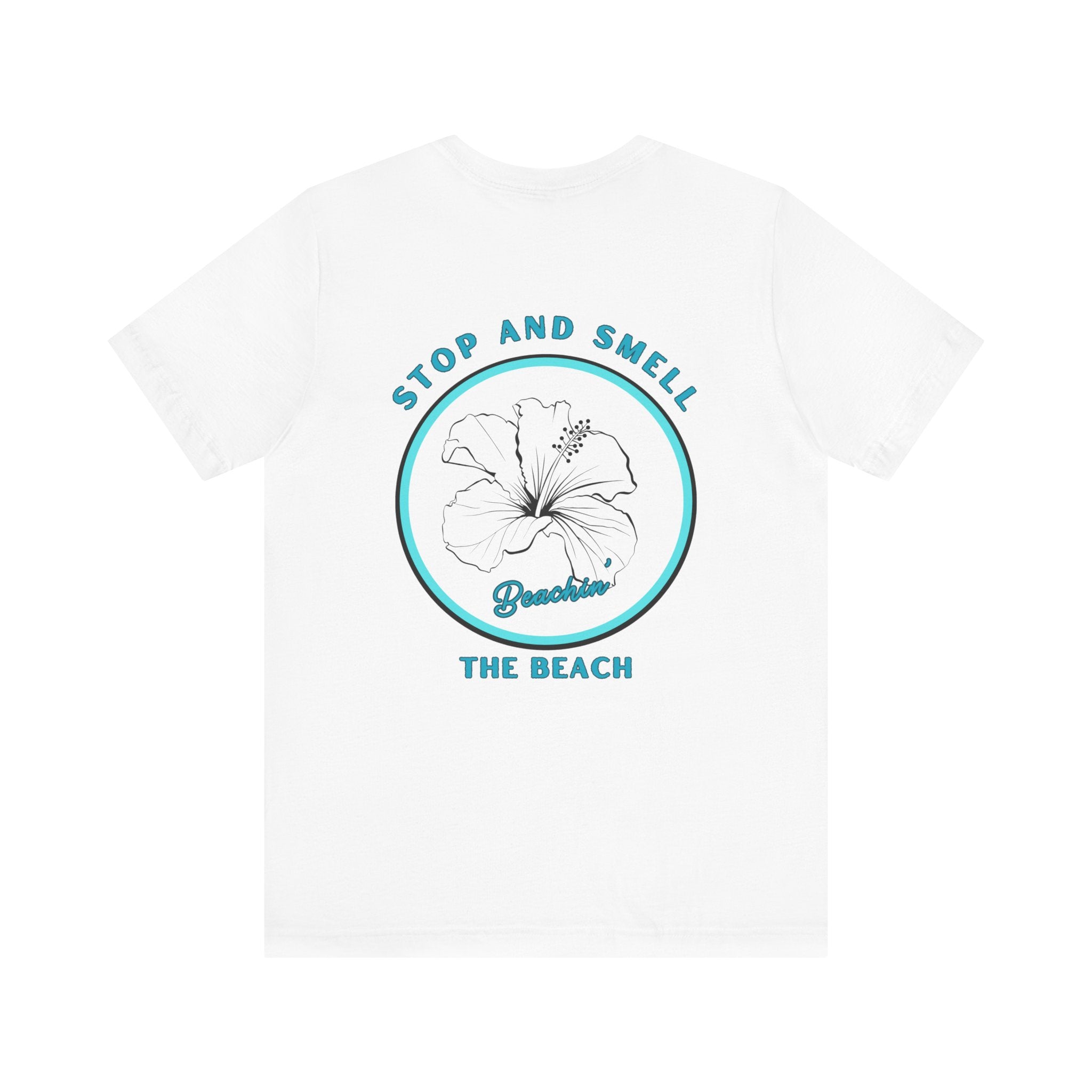 Stop and Smell the Beach Unisex Jersey Short Sleeve Tee