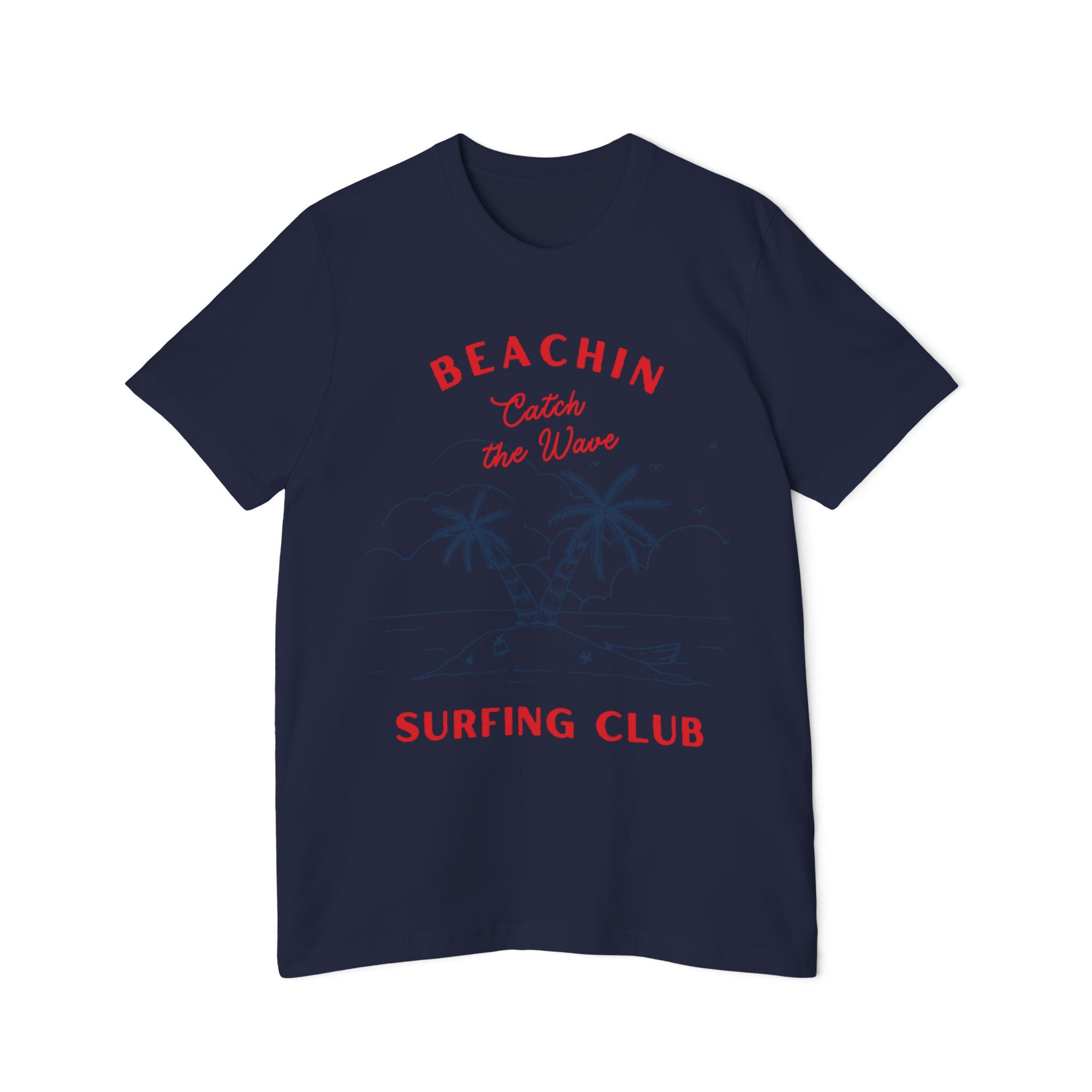Surfing Club USA-Made Unisex Short-Sleeve Jersey T-Shirt
